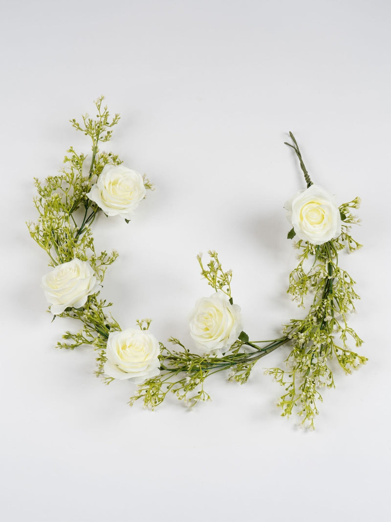 Scottish Everlastings Ltd rose and gyp garland 95cm, UK version