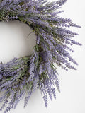 Scottish Everlastings artificial lavender wreath 45cm (British brand)