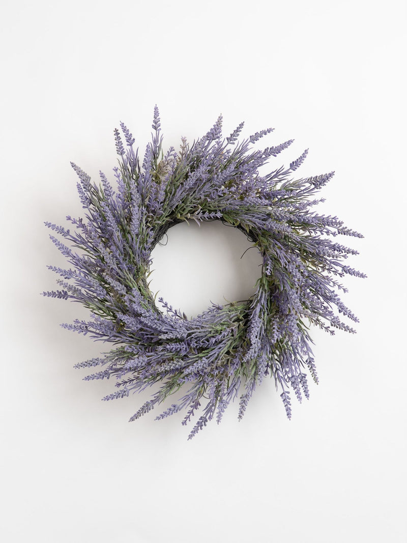 Scottish Everlastings artificial lavender wreath 45cm (British brand)
