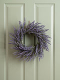 Scottish Everlastings artificial lavender wreath 45cm (British brand)