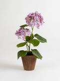Scottish Everlastings lilac artificial hydrangea 40cm - British product