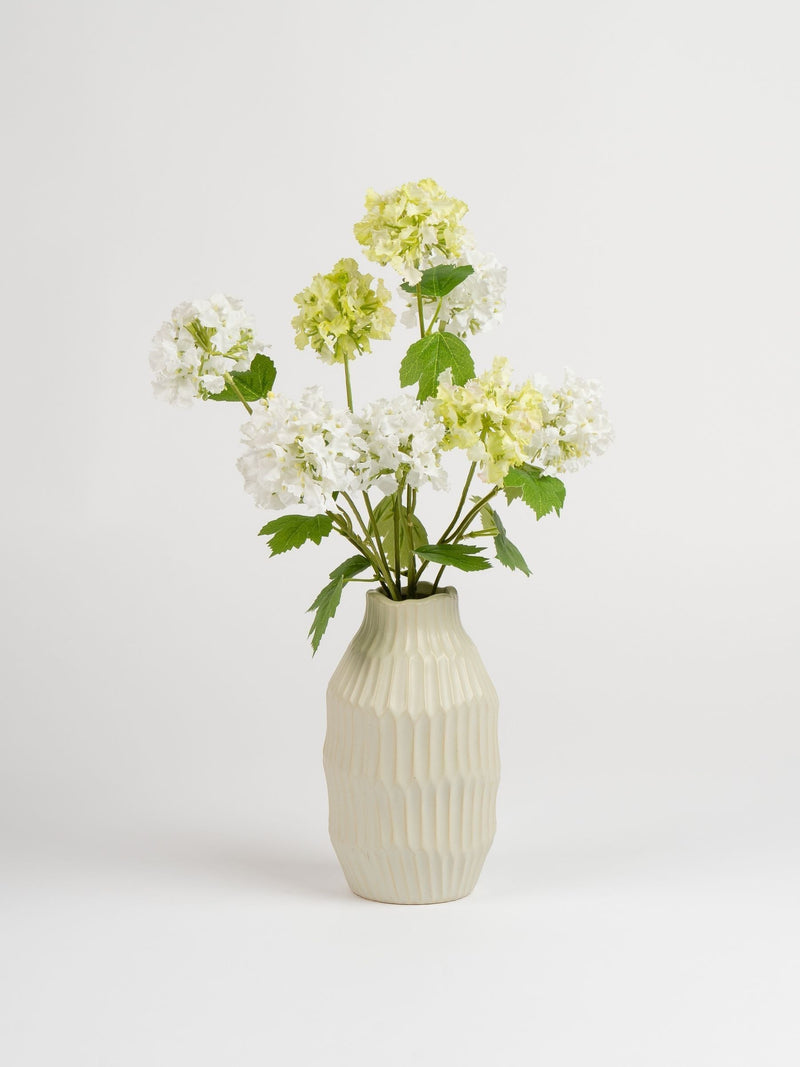 Scottish Everlastings artificial snowball arrangement white (British brand)
