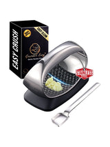Next Stainless Steel Garlic Rocker- Buy online at McGrocer