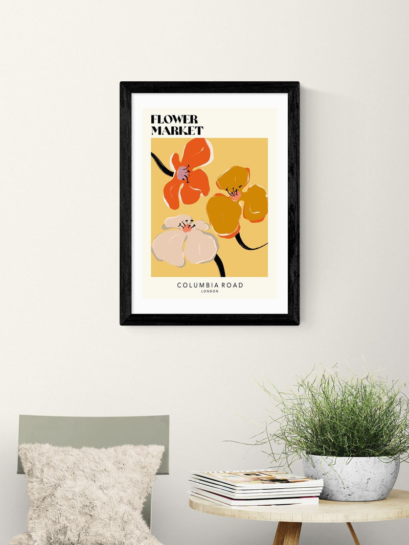East End Prints Columbia Road wall art print, imported from the UK