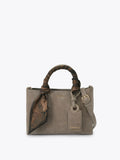 Carvela Nina mini tote bag in taupe suede (British brand)