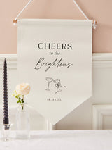 Next Made Yours Personalised Cheers to the Wedding Wall Hanging- Buy online at McGrocer