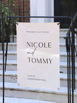Next Made Yours Personalised Welcome Wedding Fabric Wall Hanging- Buy online at McGrocer