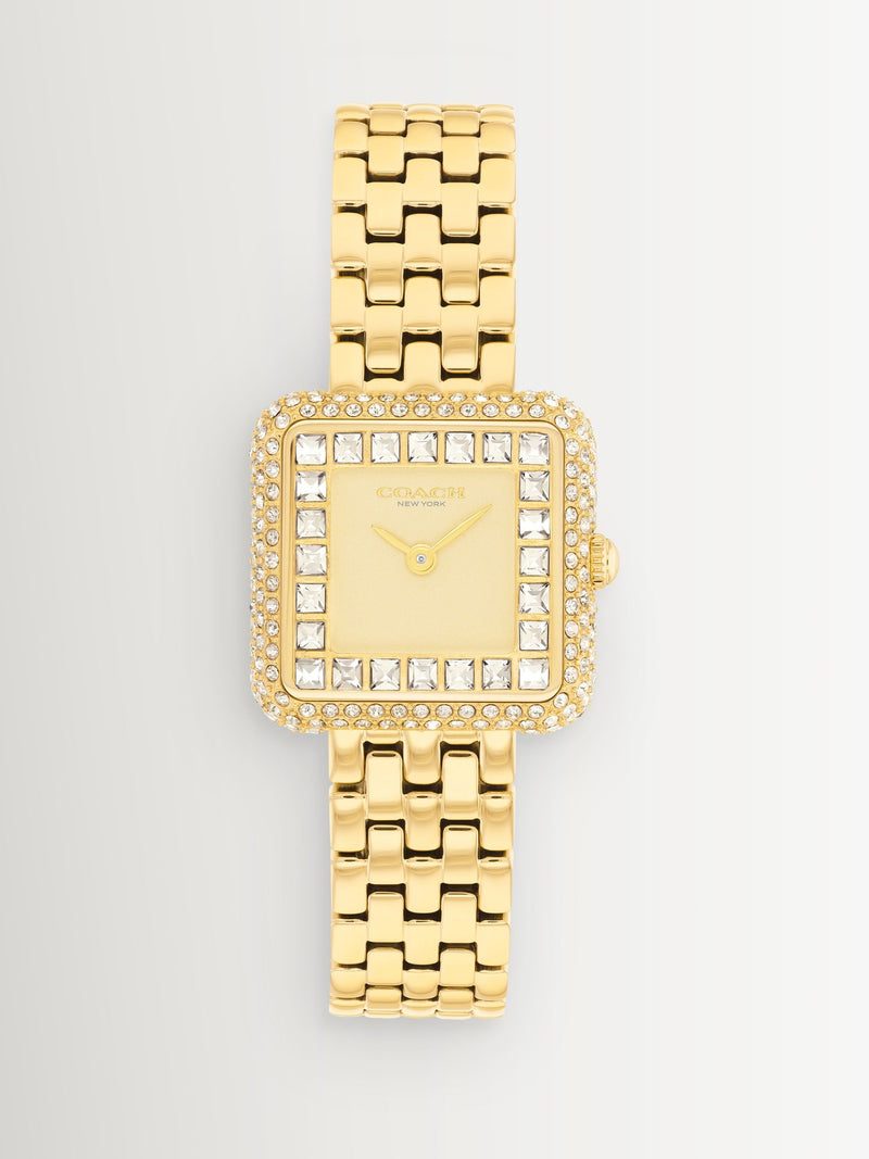 Coach gold plated Cass ladies watch, UK version