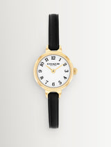 Next Coach Black Iris Leather Strap Watch- Buy online at McGrocer