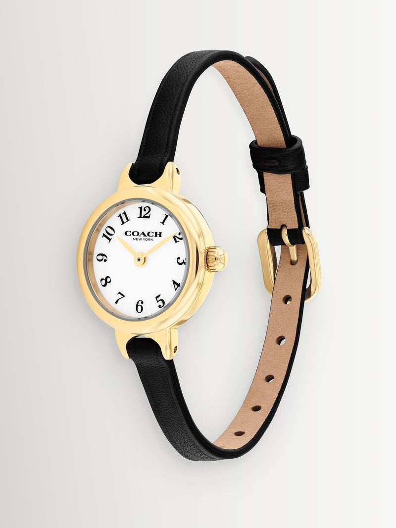COACH Iris watch 22mm leather strap, imported from the UK