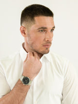 Next BOSS Candor Prime Silver Tone Chronograph Watch, 41mm- Buy online at McGrocer