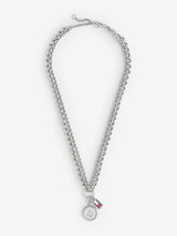 Next Tommy Hilfiger Silver Tone Stainless Steel Nautical Charm Necklace, 16in + 2in Extender- Buy online at McGrocer
