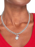Tommy Hilfiger nautical charm necklace stainless steel, imported from the UK