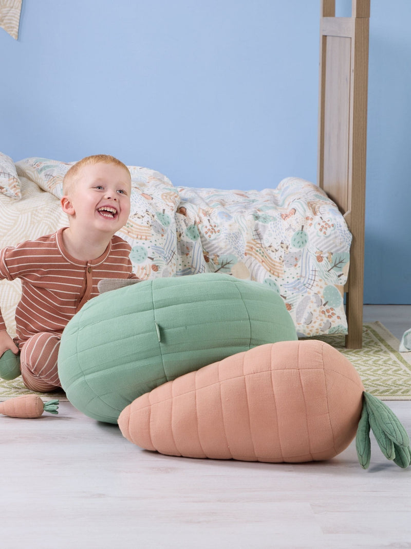 Tutti Bambini soft muslin carrot cushion baby - imported from the UK
