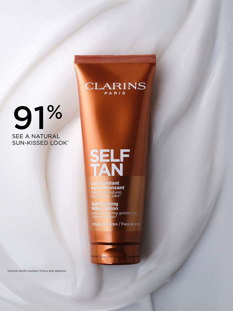 Clarins self tanning milky lotion 125ml, UK version