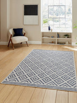 Next Think Rugs Blue Coral H1058 Modern Geometric Rug- Buy online at McGrocer
