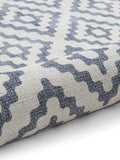 Think Rugs Blue Coral geometric rug - British product