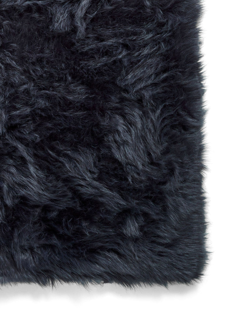 Think Rugs Navy Polar Plush shaggy rug (British brand)