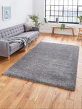 Think Rugs Sierra shaggy rug in Pebble Grey (British brand)
