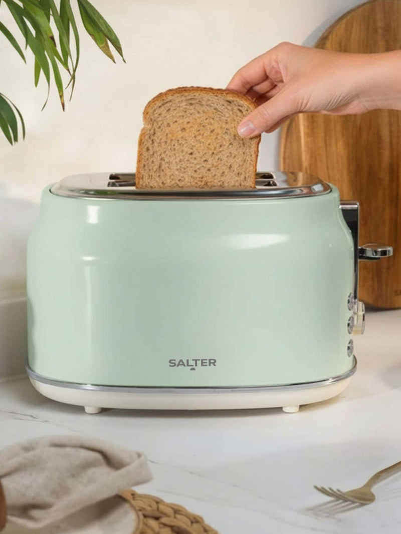 Salter Green Retro 2-Slice Toaster - British product