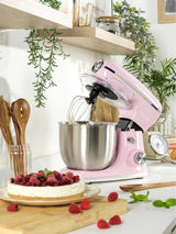 Next Salter Pink Retro Stand Mixer- Buy online at McGrocer