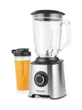 Salter Silver Duoblend 1000 1.5L glass jug sports bottle, imported from the UK