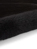 Think Rugs black Super Teddy shaggy rug 60x90cm (British brand)