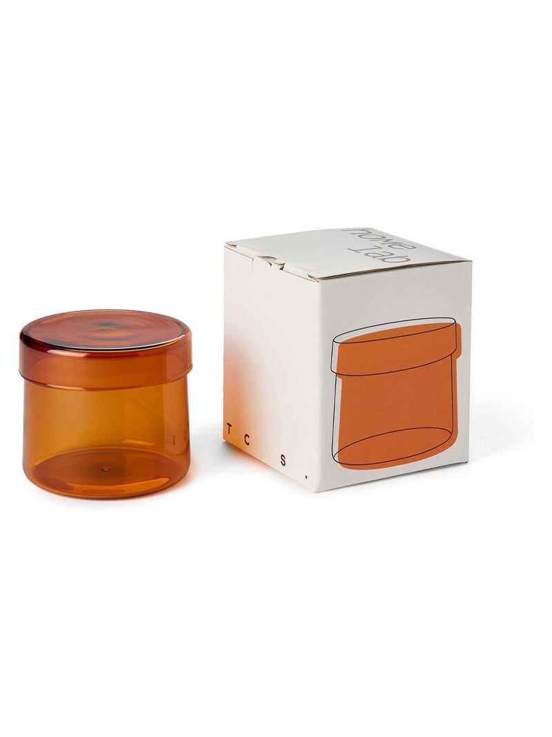 The Conran Shop amber lidded storage pot 8.5cm - British product