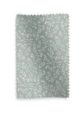 Sage green Shelby Roman blind with floral print, UK version