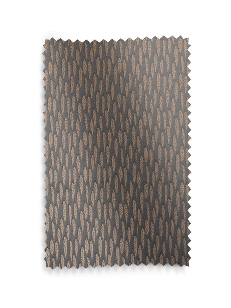 Bronze roman blinds with jacquard texture, made to measure - British product