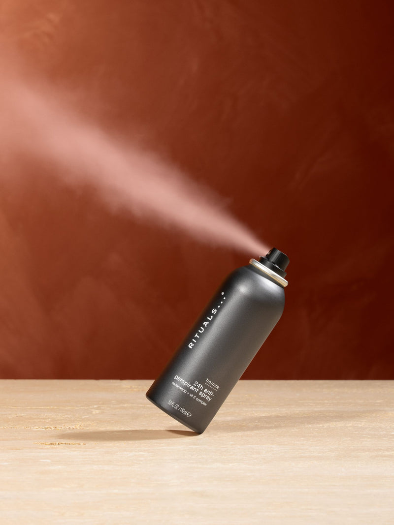 Rituals Homme 24h anti-perspirant spray Cedar Wood Vitamin E 150ml (British brand)