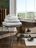 Christy French Grey Luxe heavyweight Turkish cotton towel, imported from the UK