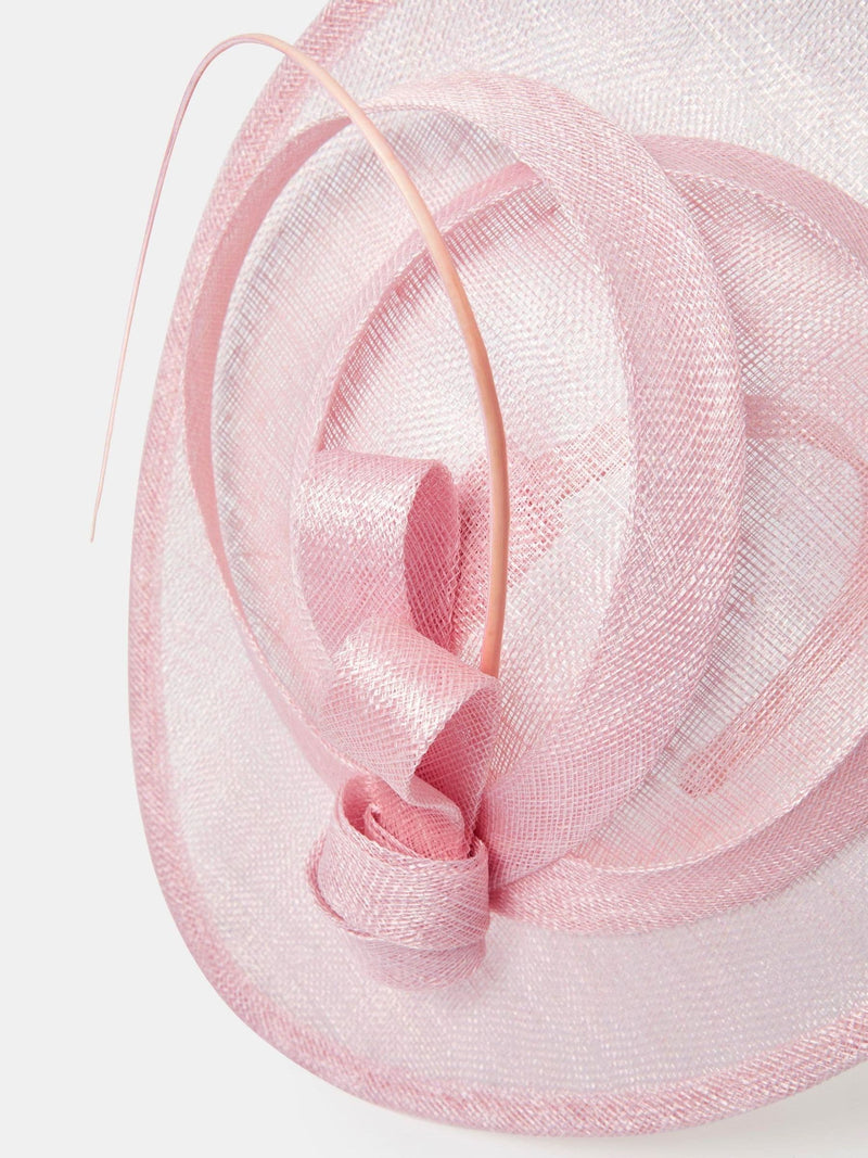 Accessorize pink fascinator quill oval disc - British product
