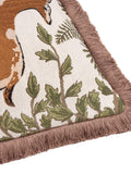 Wylder Willow cushion Fable Fox and Deer embroidered 45x45cm, UK version