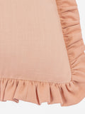 Wylder Effie cotton ruffle cushion 45x45cm (British brand)