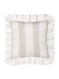Wylder Birdie Stripe Ruffle cushion 45x45cm, UK version