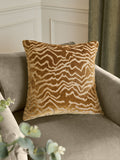 Paoletti Tierra cut velvet cushion 50x50, UK version