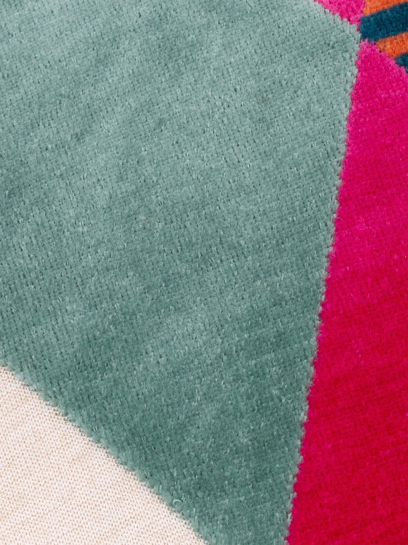 Furn Metro Harlequin velvet cushion 50x50 - British product