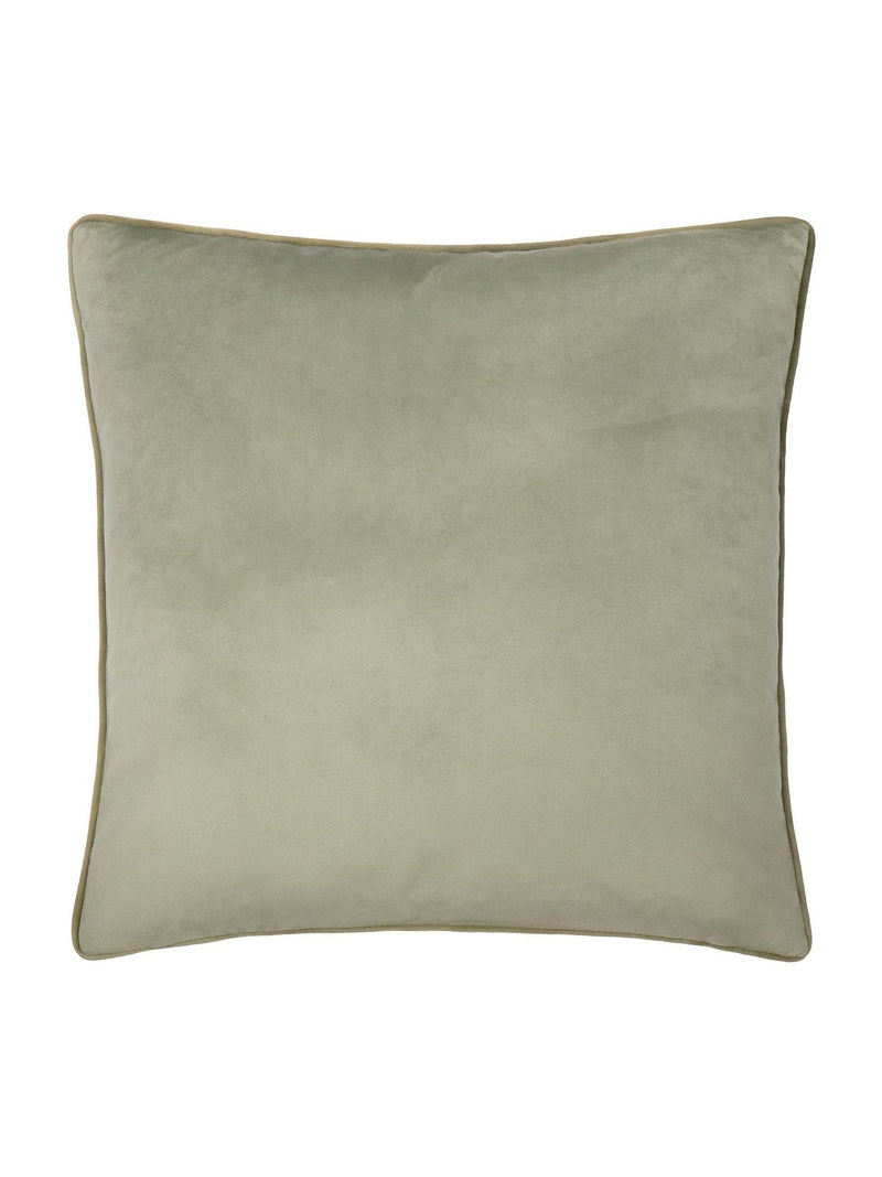 Furn Meridian velvet cushion sage green 55x55cm - British product