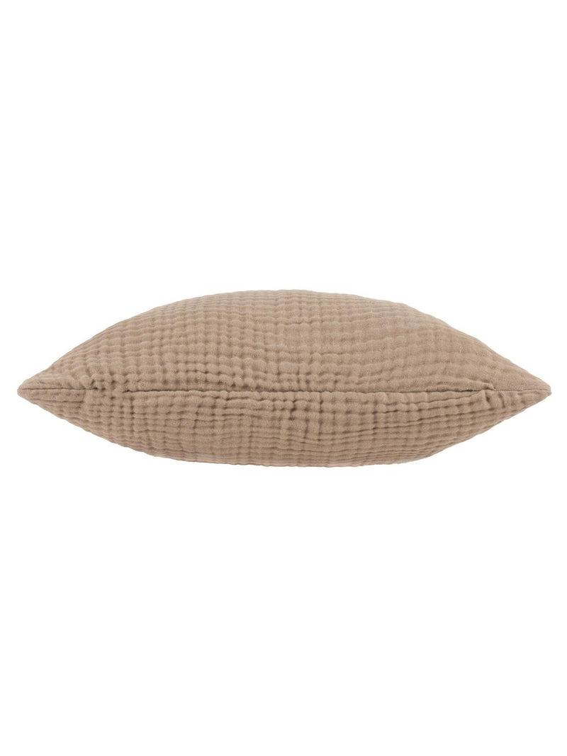 Yard Mole muslin crinkle cotton cushion 45cm (British brand)