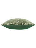 HÖEM Soren cut velvet cushion 45x45cm smoky green (British brand)