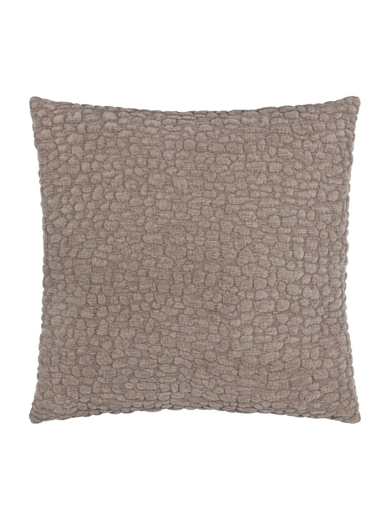Yard Pebble textured chenille cushion 45x45cm, imported from the UK