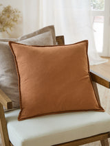 Next Yard Toffee Slub Cotton Feather Filled Cushion 50x50cm- Buy online at McGrocer