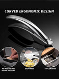 Gourmet Easy no-peel garlic press stainless steel fine mince, imported from the UK