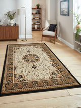 Next Think Rugs Black Heritage 4400 Traditional Rug- Buy online at McGrocer