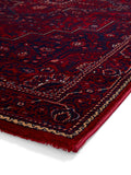 Think Rugs red Dubai traditional rug, imported from the UK