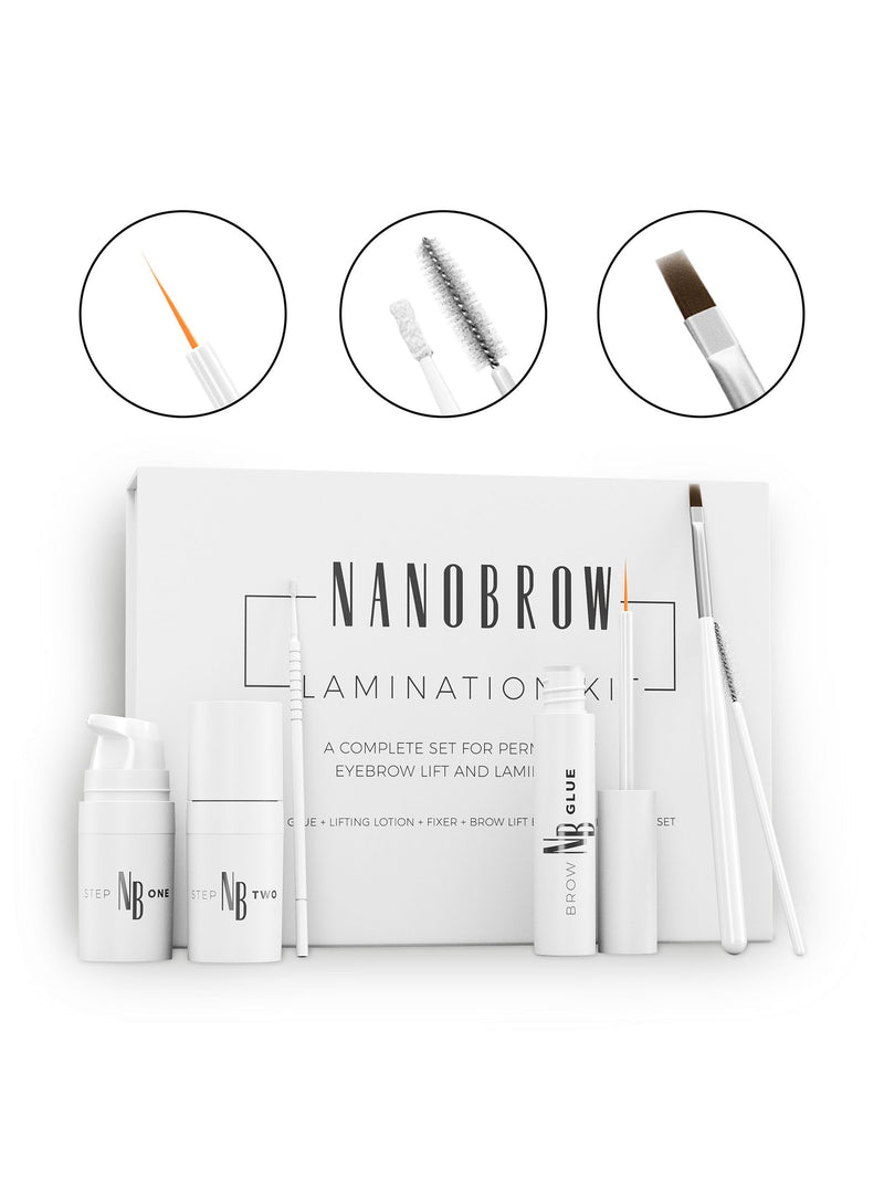 Nanolash complete brow lamination kit, UK version