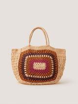 Next Monsoon Natural Cate Crochet Beach Bag- Buy online at McGrocer