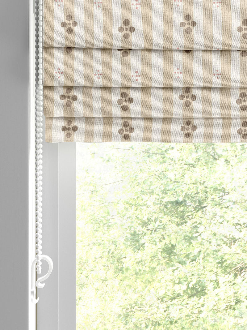 Emily Bond Natural Clara roman blinds, UK version
