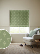 Next Emily Bond Grass Hetty Green Roman Blind- Buy online at McGrocer